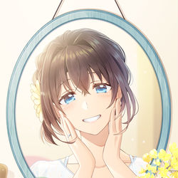 This is a pixiv picture whose title is どんな笑顔を見せようか.