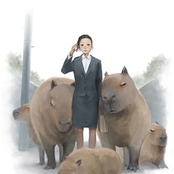 This is a pixiv picture whose title is 一身上の都合.