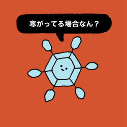 This is a pixiv picture whose title is no.1143 『 厳しい寒さ。』.