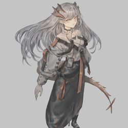 This is a pixiv picture whose title is 明日方舟-塞雷婭.