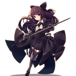 This is a pixiv picture whose title is 騎士お嬢さま.