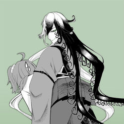 This is a pixiv picture whose title is リンぐだ♀.