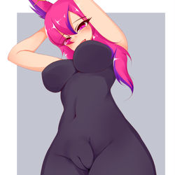 This is a pixiv picture whose title is SGザヤ（黒インナー）.