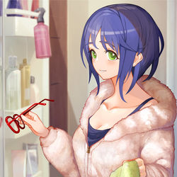 This is a pixiv picture whose title is 彼女できたけど、幼馴染みヒロインと同居してます.
