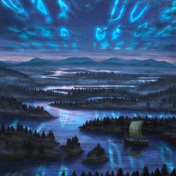 This is a pixiv picture whose title is Mistgate Pathway from Magic.