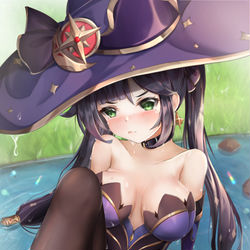 This is a pixiv picture whose title is 這水很淺快上來.