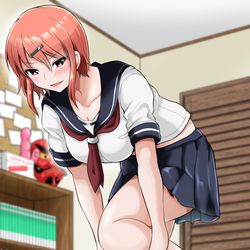 This is a pixiv picture whose title is 「まあまあ焦るなって♥すぐ搾り取ってやるから♥」.