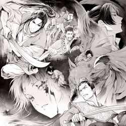 This is a pixiv picture whose title is 東の海神 西の滄海.