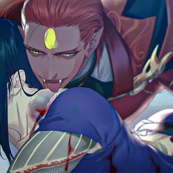This is a pixiv picture whose title is 【FGO】腐向け詰め【新殺アシュ】.
