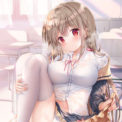 This is a pixiv picture whose title is 先生と一緒にクリスマスイブ 過ごしてもいい？.