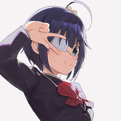 This is a pixiv picture whose title is 小鳥遊六花.