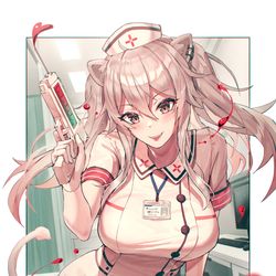 This is a pixiv picture whose title is 💗.