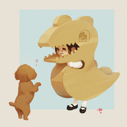 This is a pixiv picture whose title is Dino.