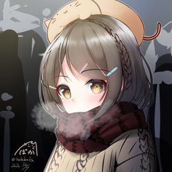 This is a pixiv picture whose title is 相川あおいちゃん（メガネ差分あり.