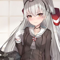 This is a pixiv picture whose title is 天津風.