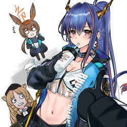 This is a pixiv picture whose title is 謎の危機感に迫られるアーミヤちゃん.