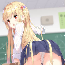 This is a pixiv picture whose title is いいニーハイの日.