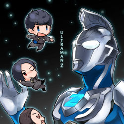 This is a pixiv picture whose title is ウルトラマンZ最終回.
