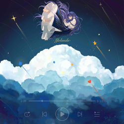 This is a pixiv picture whose title is star.