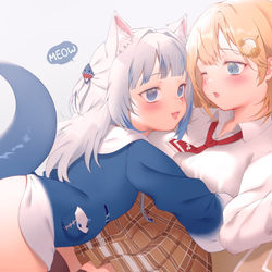This is a pixiv picture whose title is Gura / Ame.