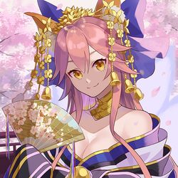 This is a pixiv picture whose title is 平安玉藻.