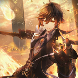 This is a pixiv picture whose title is 鍾離先生まとめ.