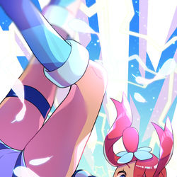 This is a pixiv picture whose title is フウロ(Skyla).