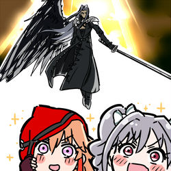 This is a pixiv picture whose title is Sephiroth.