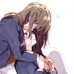 This is a pixiv picture whose title is 安達としまむら.
