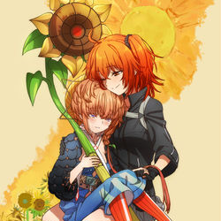 This is a pixiv picture whose title is 太陽のような貴女.