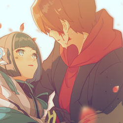 This is a pixiv picture whose title is REAL×TIME.