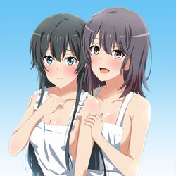 This is a pixiv picture whose title is 雪ノ下姉妹.