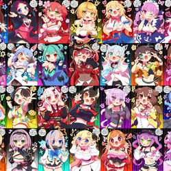 This is a pixiv picture whose title is hololive 2nd fes..