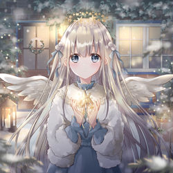 This is a pixiv picture whose title is Holy Night.