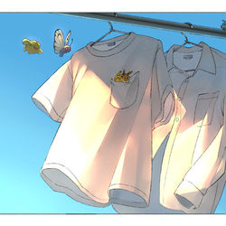 This is a pixiv picture whose title is ポケット.