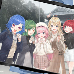 This is a pixiv picture whose title is 【お仕事】『にじさんじ年末年始ボイス2021』.