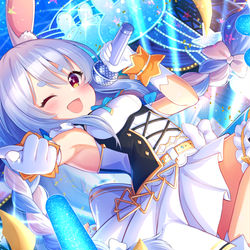 This is a pixiv picture whose title is 世界一かわいいアイドルぺこらさん.