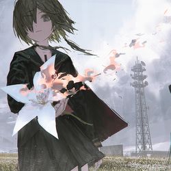 This is a pixiv picture whose title is hyka（連載のお知らせ）.