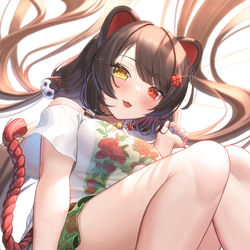 This is a pixiv picture whose title is 戌亥ここ！☝️.