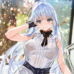 This is a pixiv picture whose title is 透け.