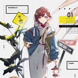 This is a pixiv picture whose title is キャンプスタイルなノクチル🏕① 樋口円香.