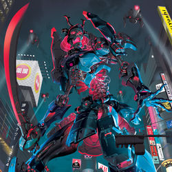 This is a pixiv picture whose title is 【Gate Ruler】Giant Gashadokuro.