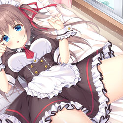 This is a pixiv picture whose title is まだ眠いのです…むにゃ.