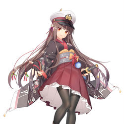 This is a pixiv picture whose title is 舰R 赤城 新装立绘.