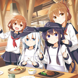 This is a pixiv picture whose title is ハンバーグハラショー.