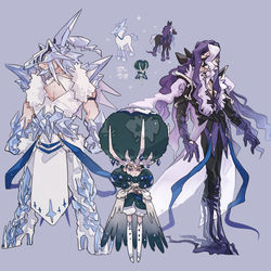 This is a pixiv picture whose title is 鎧と冠.