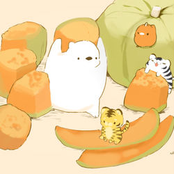 This is a pixiv picture whose title is かぼちゃパーティー.