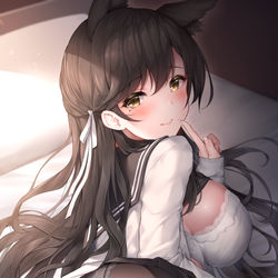 This is a pixiv picture whose title is 愛宕先輩.