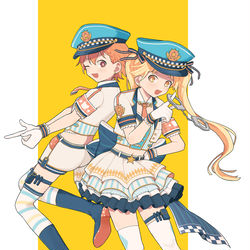 This is a pixiv picture whose title is 笑顔パトロール隊.