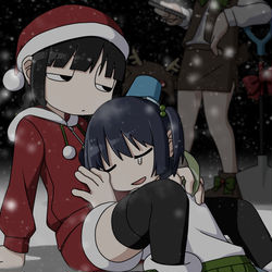 This is a pixiv picture whose title is 悪いサンタさん.